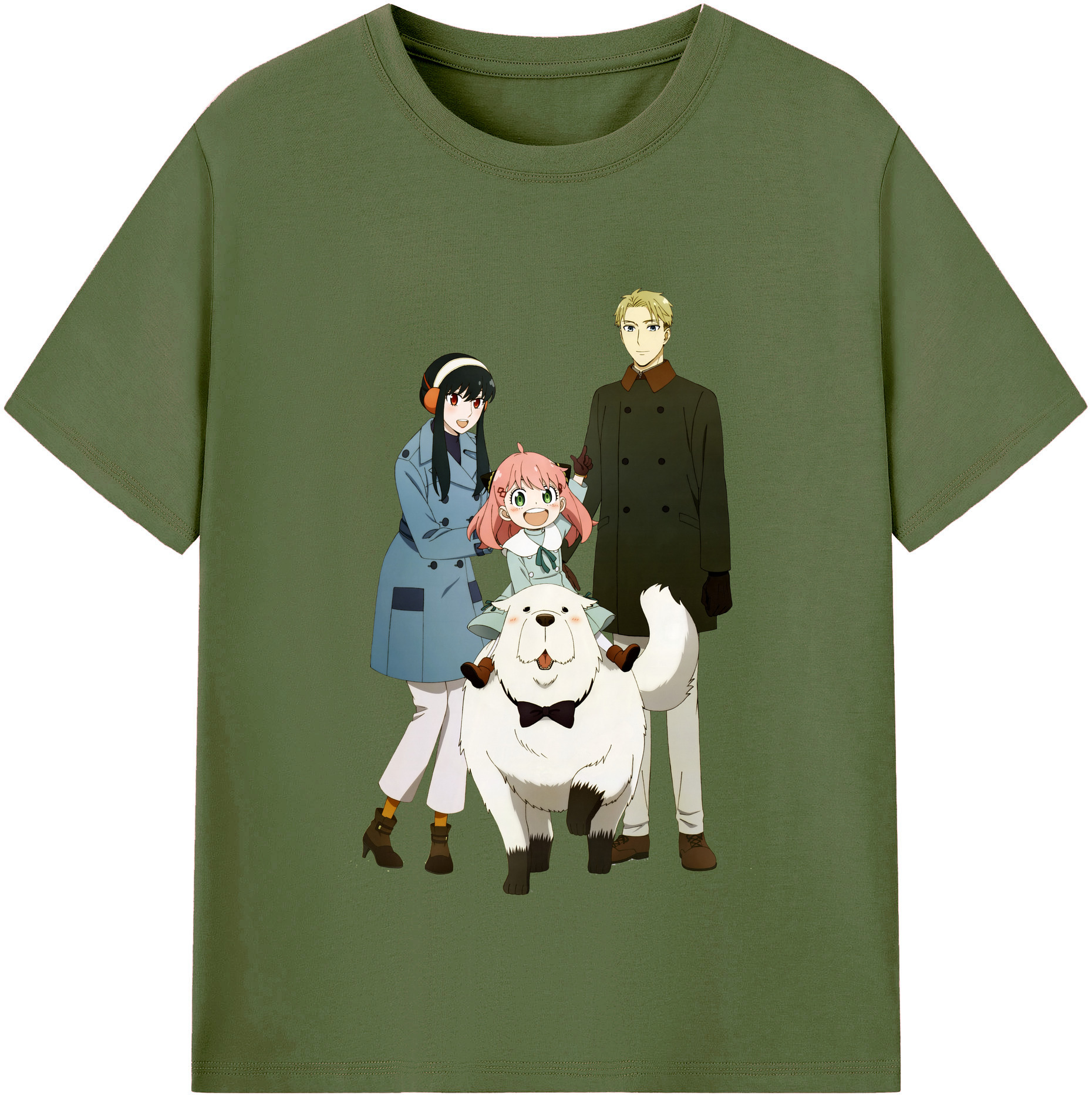 （画像用） SPY×FAMILY间谍家家酒 綿100％半袖Tシャツ（フロントプリント）